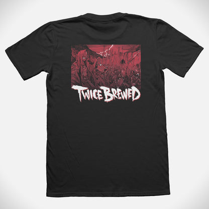 Twice Brewed For Whom The Bell Tolls T-Shirt (Black)