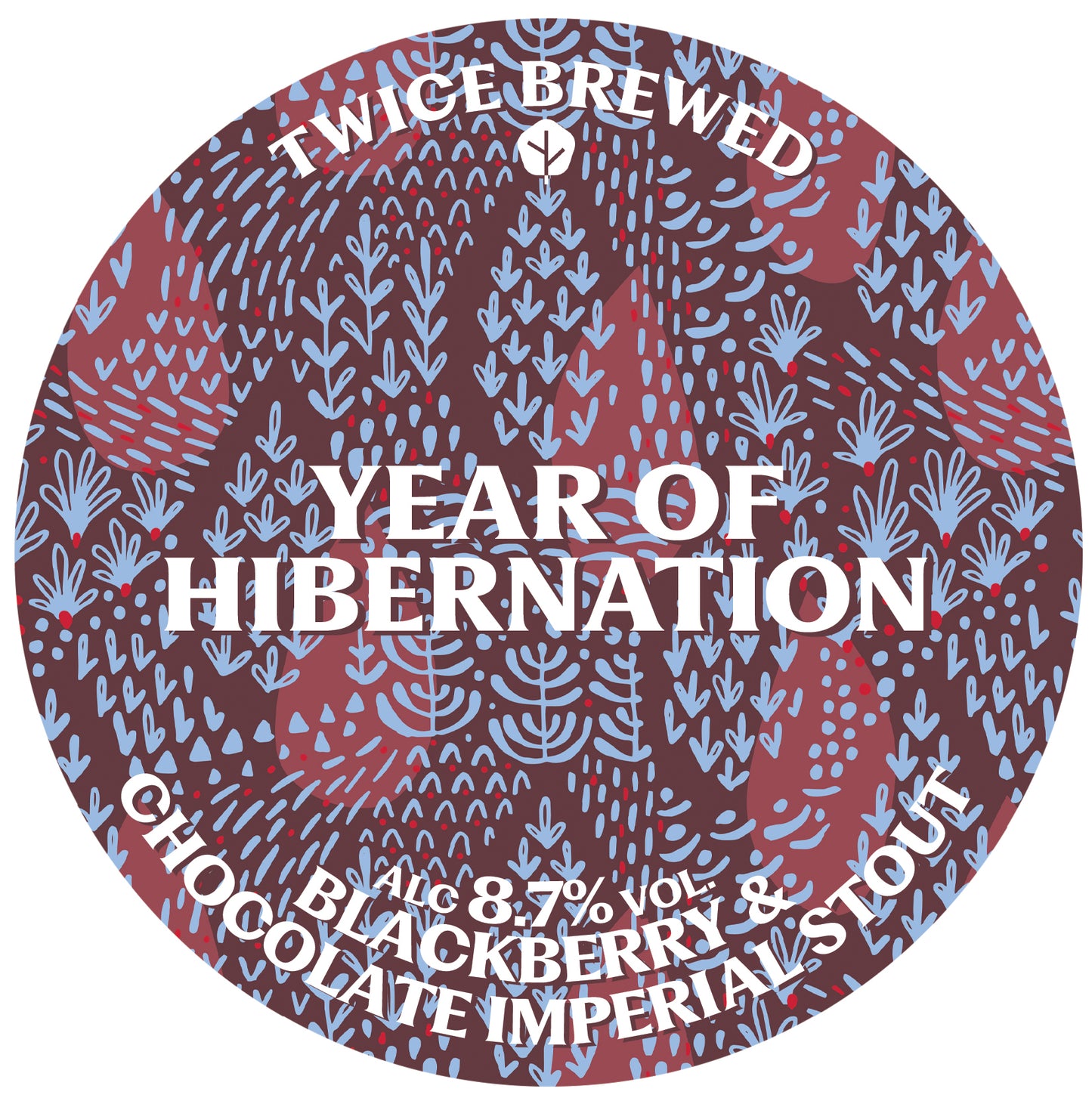Year Of Hibernation, Blackberry & Chocolate Imperial Stout, 8.7% - 440ml can