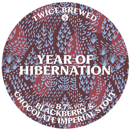 Year Of Hibernation, Blackberry & Chocolate Imperial Stout, 8.7% - 440ml can