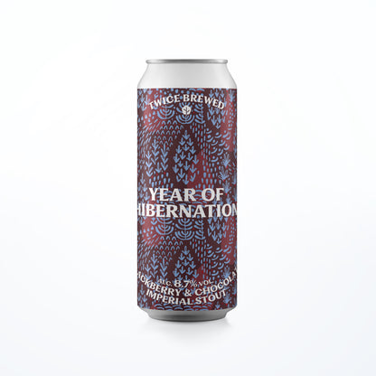 Year Of Hibernation, Blackberry & Chocolate Imperial Stout, 8.7% - 440ml can
