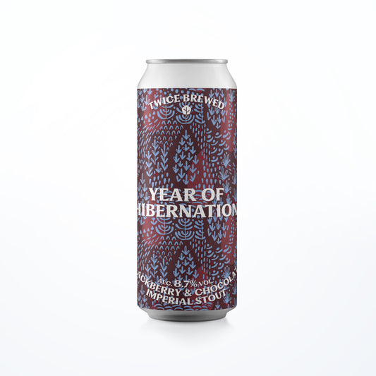 Year Of Hibernation, Blackberry & Chocolate Imperial Stout, 8.7% - 440ml can
