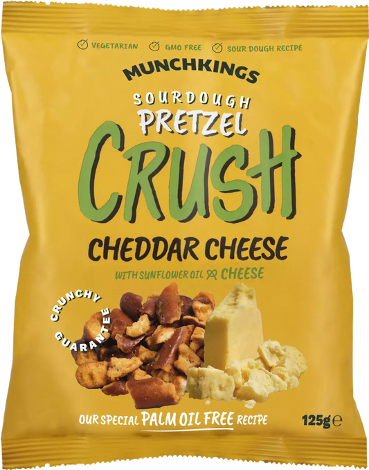 Cheddar Cheese Pretzel Crush - 125g
